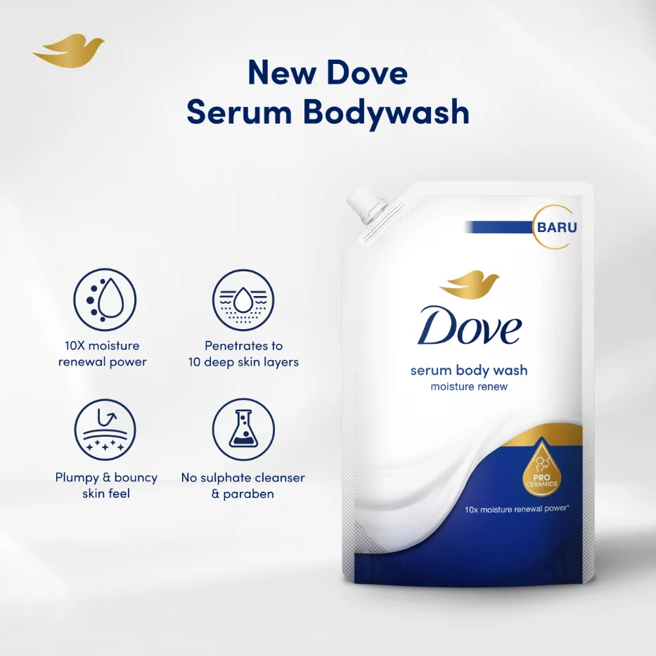 Dove Deeply Nourishing Kulit Halus Body Wash Refill 800 mL - Image 2