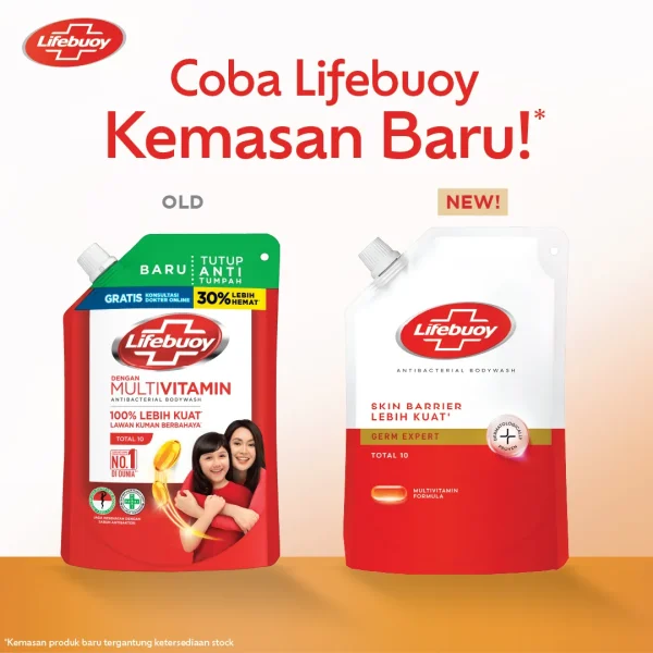 Lifebuoy Total 10 Body Wash [800 mL x 2pcs] - Banded - Image 3