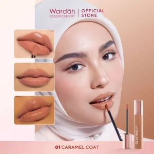 Sisa 3NEW! Wardah Glasting Liquid Lip - Hi-Pigmented Glass Color, Ringan, Tidak Lengket, Transferproof